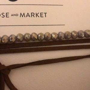 Melrose and Market Jewelry - Melrose & Market Leather Tassel Choker Melrose and Market Jewelry - Melrose & Market Leather Tassel Choker